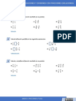 Ejercicios Multiplicaciones y Divisiones de Fracciones.1