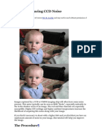 GIMP - Reducing CCD Noise