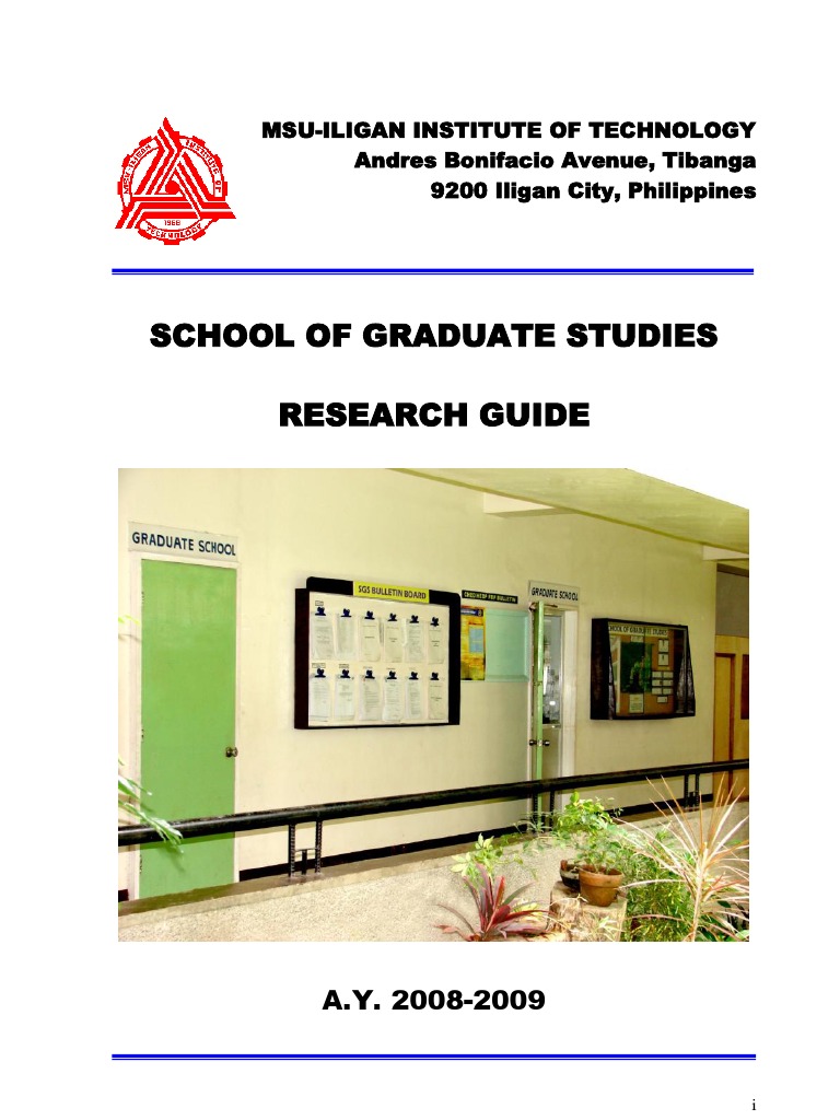 School of Graduate Studies Research Guide | PDF | Art