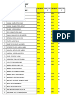 U. E. "La Salle Tarde - Oruro" 6 "B" de Secundaria: #Apellidos Y Nombres Recibo #Cuota No 1 Recibo #Cuota No 2