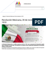 Revolución Mexicana, 20 de Noviembre de 1910 - Portal Ciudadano Del Gobierno Del Estado de México