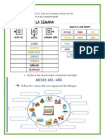 Vamos A Repasar Los Días de La Semana y Meses Del Año