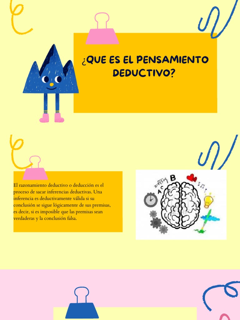 ¿Que Es El Pensamiento Deductivo | PDF