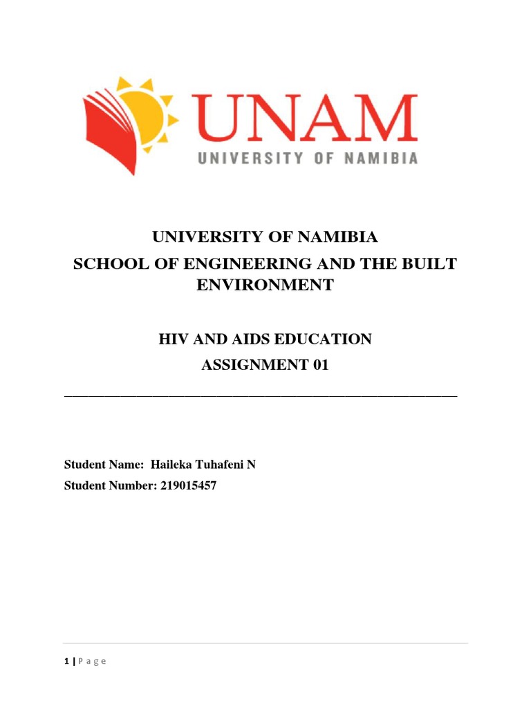Hiv Assignment PDF Hiv/Aids Prevention Of Hiv/Aids