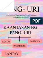 Kaantasan NG Pang-Uri 5