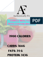 1900 Cal MEAL PLAN