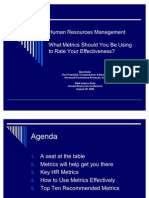 Bob Keller HR Metrics Presentation Indiana SHRM 8-29-06 - Final 8-21-06