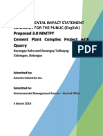 Cement Plant EIS Summary