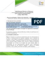 Guía de Actividades y Rúbrica de Evaluación - Unidad 3 - Reto 5 - Distribución Espacial, Temporal Del Componente Vegetal y Animal