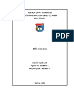 Tiểu luận môn: Đại Học Quốc Gia Hà Nội Trường Đại Học Khoa Học Tự Nhiên