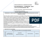 Silabo Matematica IV Bimestre Primer Grado de Secundaria 