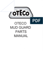 MG600 MG800 Mud Guard Parts Manual