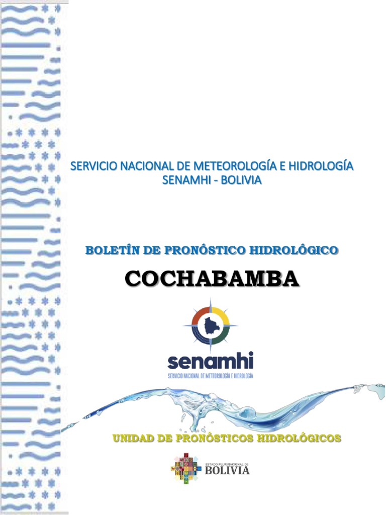 CbbaPronóstico Hidrológico Senamhi Viernes 14102022 PDF Inundar Hidrología