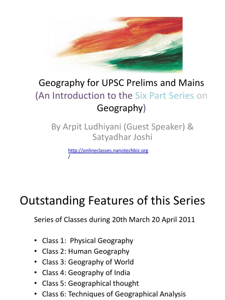 Geography UPSC
