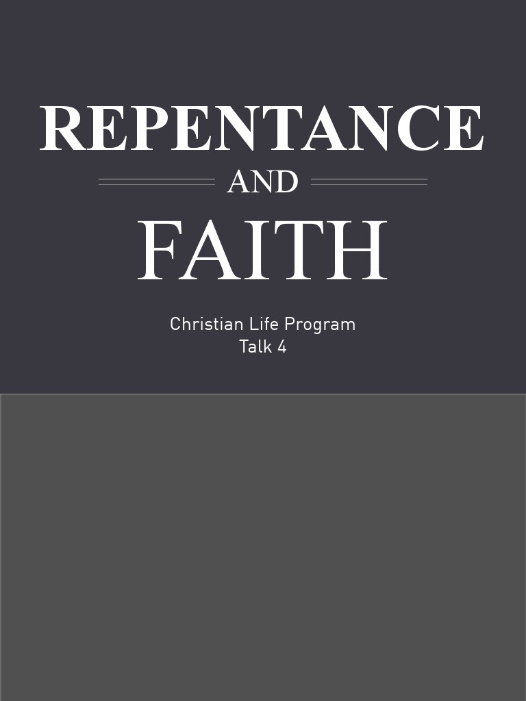 What Is The Relationship Among Sin Repentance Forgiveness And Reconciliation