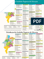 Distribuição Das Unidades Regionais de Educação (Documento A3) (Panfleto (Paisagem) )