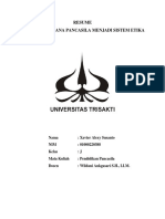 Xavier Alexy Susanto - 01000220388 - Resume Bab VI Bagaimana Pancasila Menjadi Sistem Etika