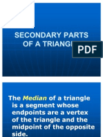 Secondary Parts of A Triangle