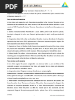 Engine Theory and Calculations: Four Stroke Cycle Engine