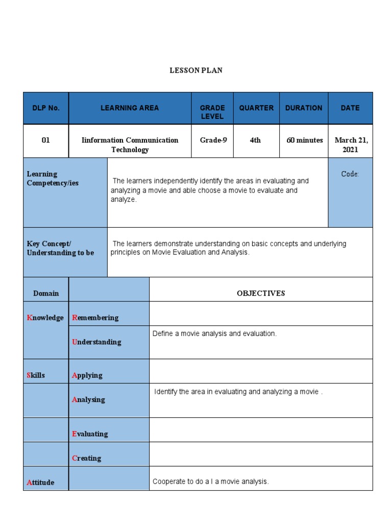 CPD Lesson Plan PDF Learning Teachers