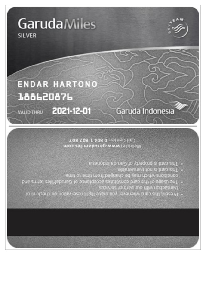 Garuda Card Member PDF