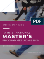 Step by Step Guide To International Masters Programmes Admission UnimyPrep Branding