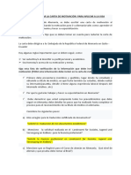 Guia Para Escribir La Carta de Motivacion DC