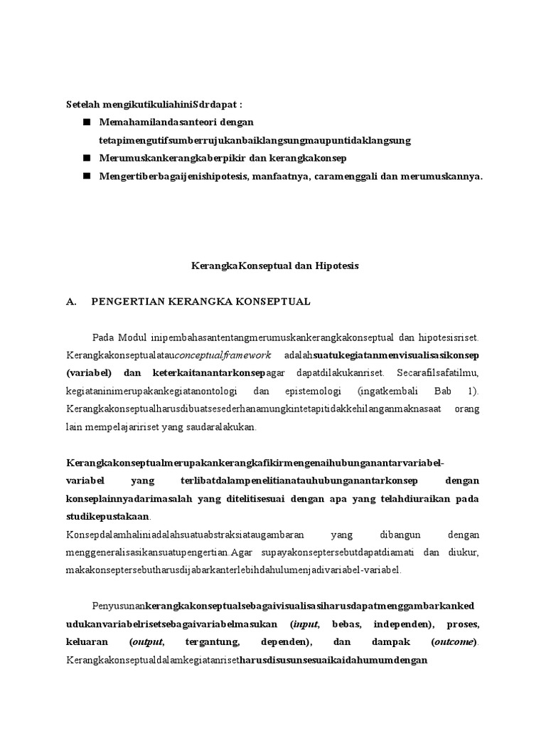Kerangka Konsep | PDF