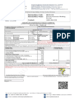 Car insurance policy schedule for Mr. Gurtej Singh