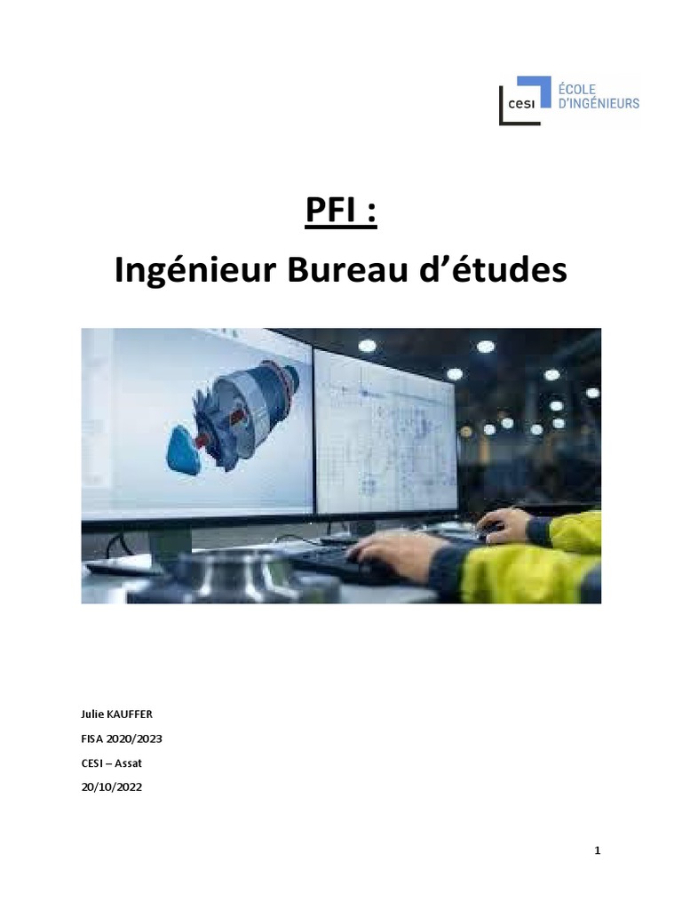 Ingénieur Bureau d'Études Formation et Salaires PDF Ingénieur — free download