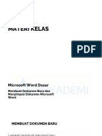 Bahan Bacaan 3 Microsoft Word Dasar