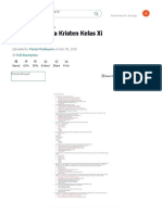 Soal Uas Agama Kristen Kelas Xi - PDF