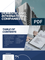 Domestic and International Companiess
