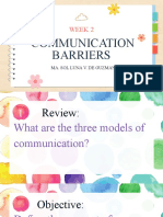 W2 Day 4 Communication Barriers