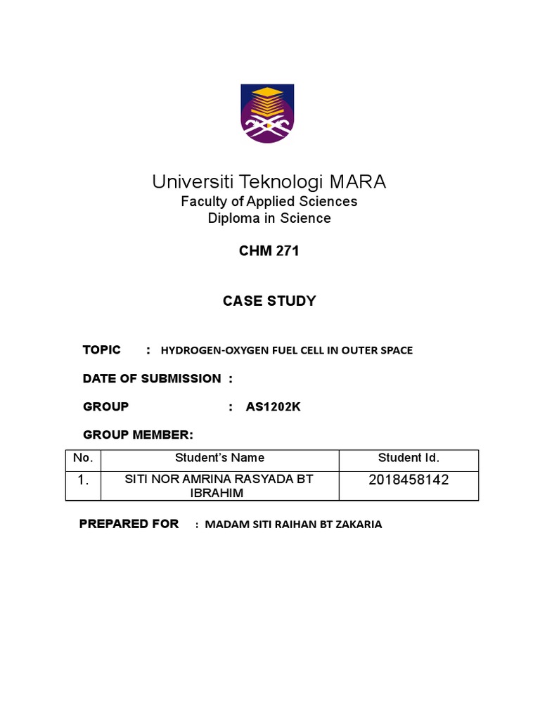 Case Study chm271 | PDF