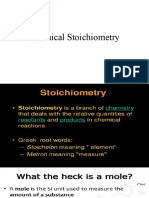 Chemical Stoichiometry