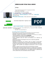 CV - BISSO Paul Complet PDF