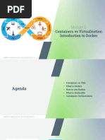 Module 3 - Containers Vs Virtualization (Docker)