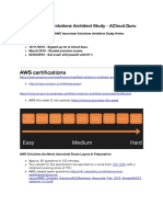 AWS Associate Study Notes