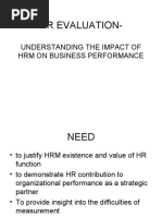 HRM Evaluation