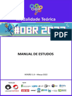 Modalidade Teórica: Manual de Estudos