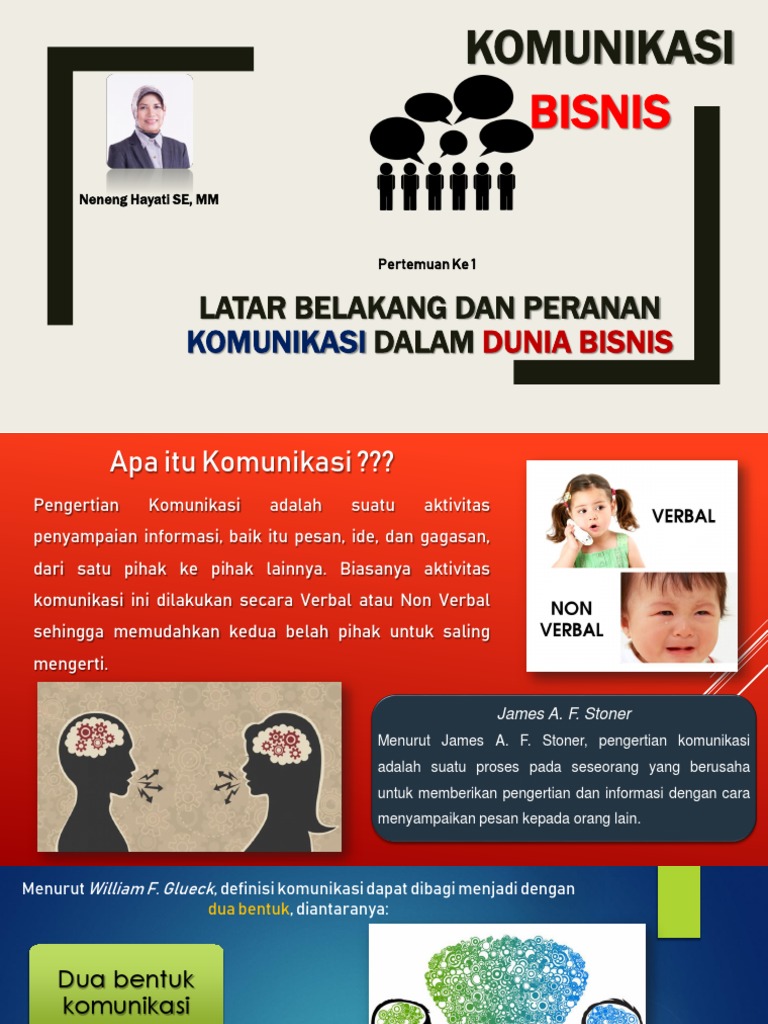Peranan Komunikasi dalam Bisnis | PDF