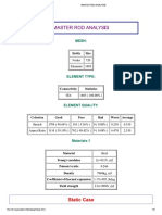 Master Rod Analysis