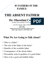 Role of Fathers in The Family - Olurotimi Coker