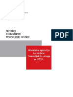 Nalaz Državne Revizije Za Hrvatsku Agenciju Za Nadzor Financijskih Usluga