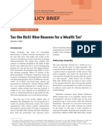 Tax The Rich Nine Reasons For A Wealth Tax