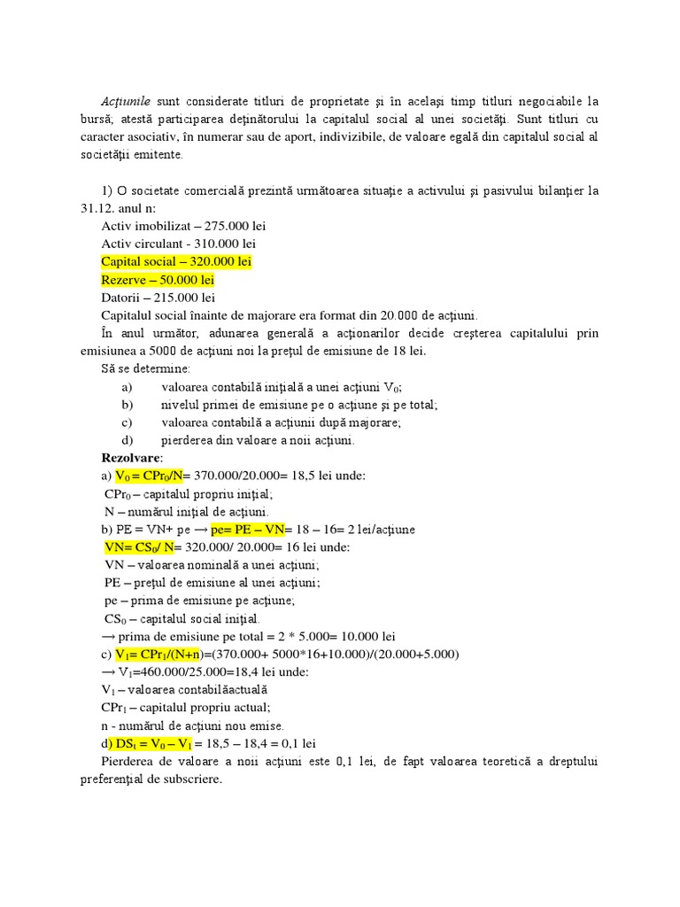 Piete de Capital PDF