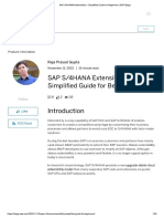 SAP S - 4HANA Extensibility - Simplified Guide For Beginners