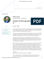 Impact of Demographic Change On IT