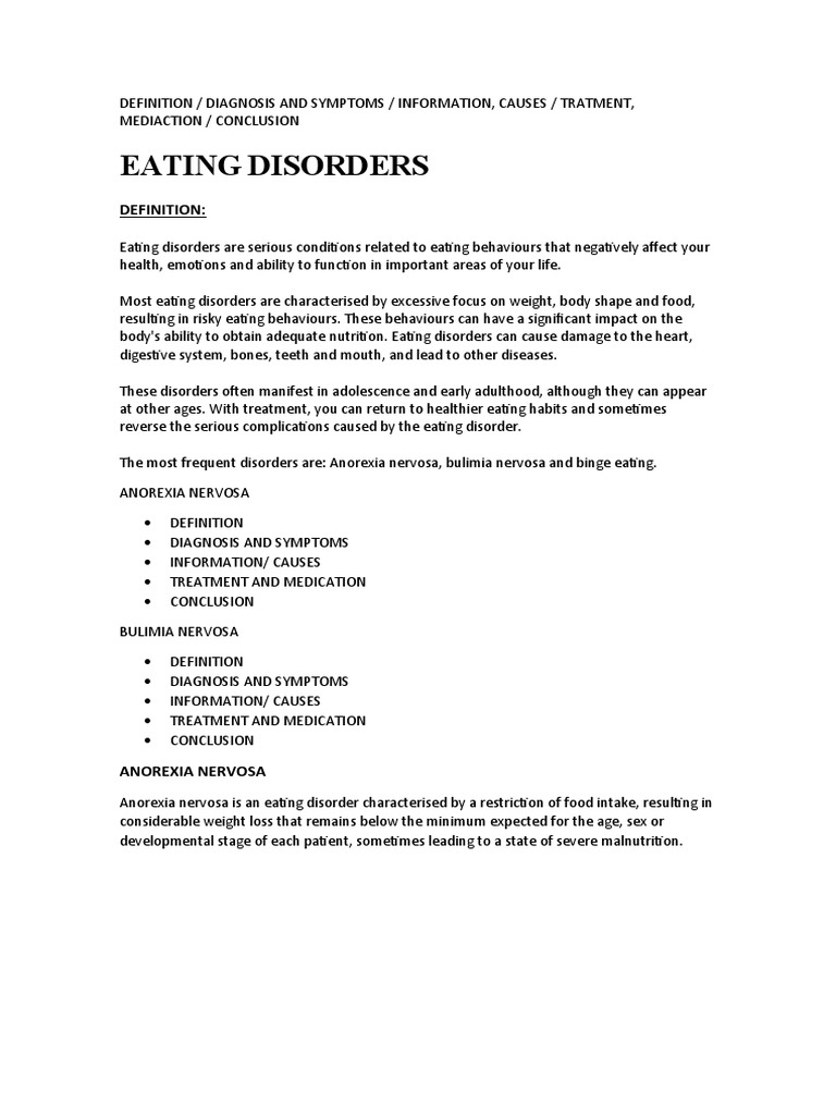 Eating Disorders PDF